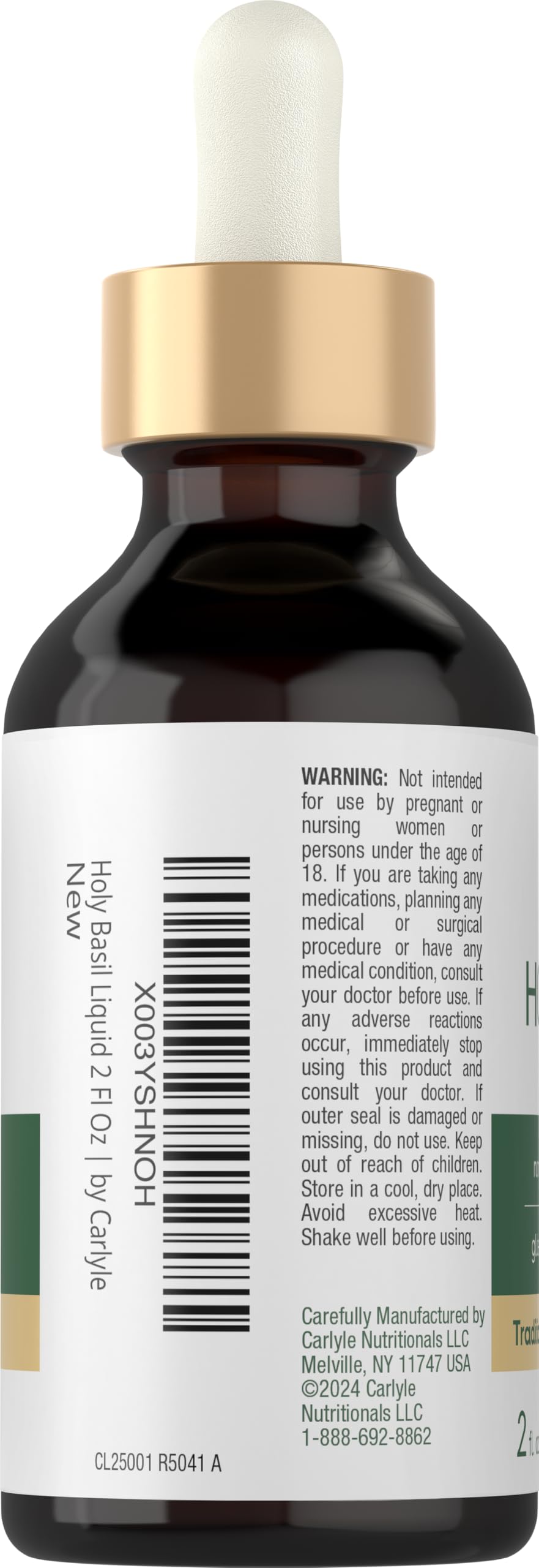 Liquid herbal tincture dropper being used for supplement dosage