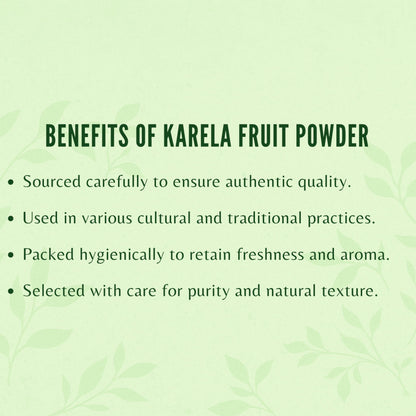 Ayurvedashree Bitter Melon 100g vegan and non-genetically modified seal certification