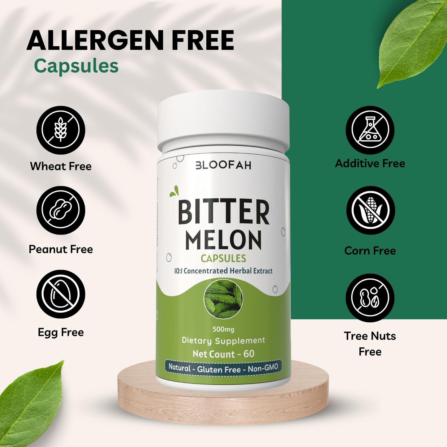 Bloofah authentic USA imported Karela extract capsules for metabolic health