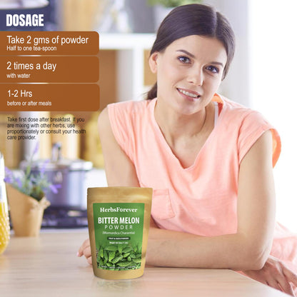 Herbsforever carbohydrate metabolism support powder 454 grams back label with directions for daily usage.