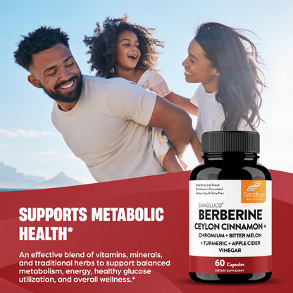 Sandhu's nutrition glucose support supplement ingredient list side view