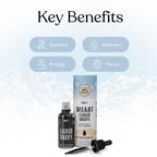 Pure Himalayan Shilajit supplement bottle with liquid dropper displaying natural ingredients and fulvic acid content.