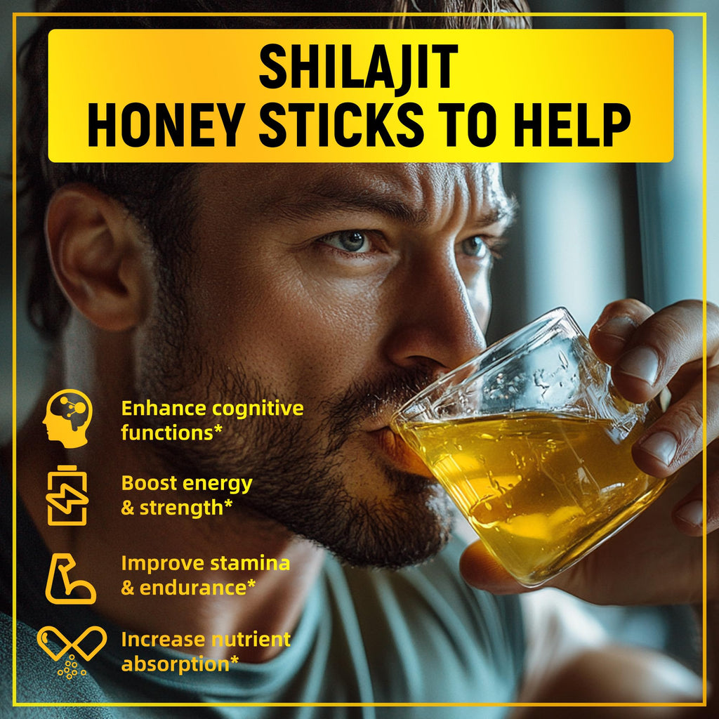 Nutritional facts and ingredient label on the back of Boasi shilajit sticks highlighting fulvic acid content.