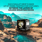 Pure wild-harvested Siberian Altai shilajit resin box with quality certificate