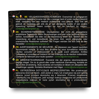 Siberian Green premium Altai mountains shilajit mineral supplement for daily wellness