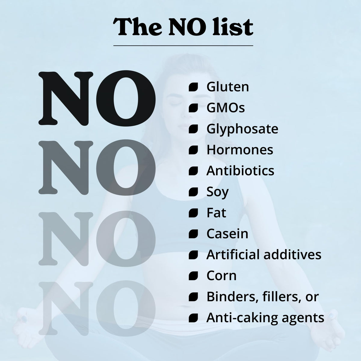 Nutritional facts panel and product certification labels on the reverse side of the Better Alt box.