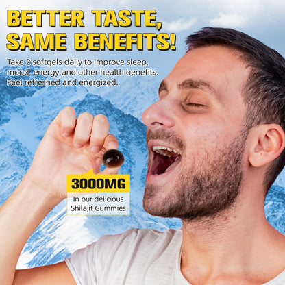 Himalayan shilajit extract with eighty five trace minerals for stamina and vitality