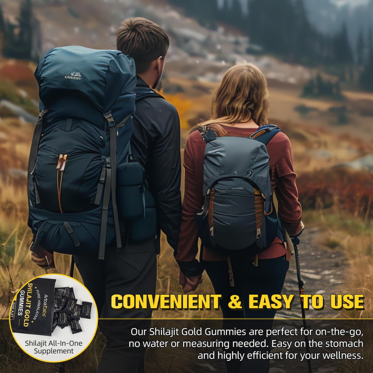 Onznoz wellness gold grade shilajit supplement capsule capsule presentation
