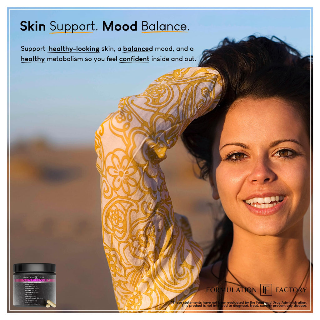 USA imported women health supplement packaging close up