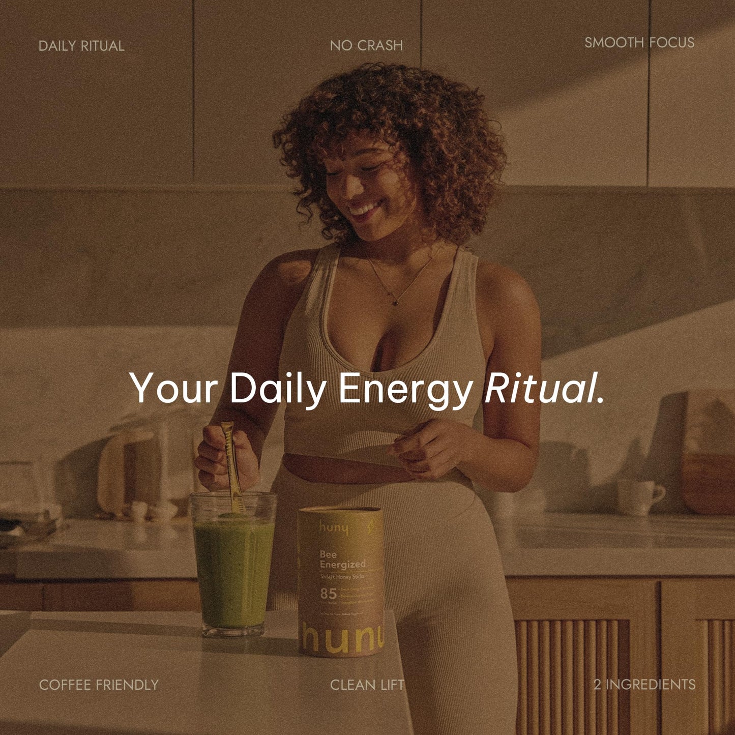 Mess free wellness honey packets with eighty five trace minerals for cognitive focus