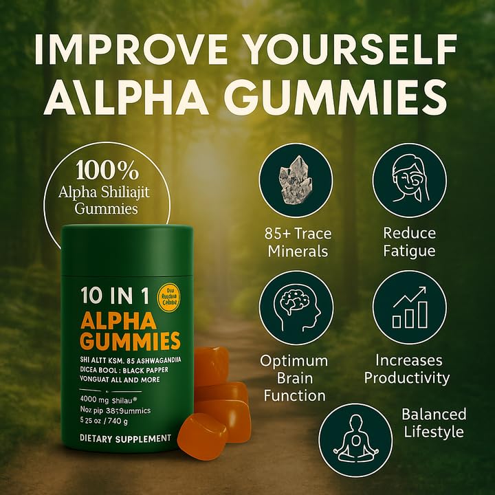 Authentic USA imported WSJAWH ten in one shilajit capsules displaying supplement facts and mineral details.