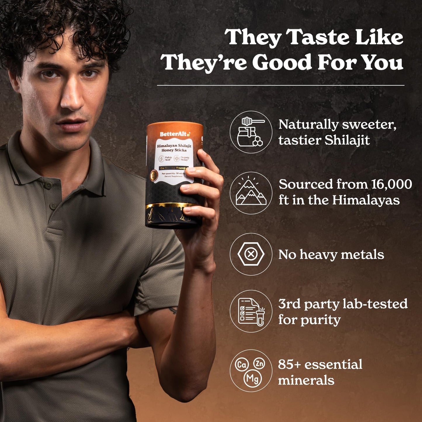Organic Dreaming Better Alt shilajit stick being opened for daily stamina and energy boost.