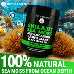 Authentic Key Elements imported dietary supplement bottle emphasizing immune and cognitive health support.