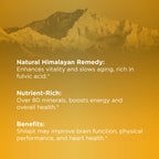 High altitude Himalayan shilajit gummies for immune support.