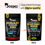 Bossko vegan ashwagandha and chaga shilajit gummies cherry flavor