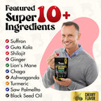 Bossko organic shilajit supplement nutritional facts label