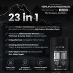 VeltraVita twenty three in one shilajit gummies imported daily wellness adaptogen formula