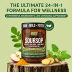 PureLeaf Naturals multi-ingredient wellness formula bottle displayed clearly against a clean lifestyle background.