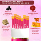 Vaniya herbal health supplement pack demonstrating easy tear open usage instructions
