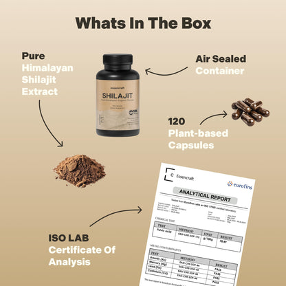 Premium gold grade wild harvested Himalayan shilajit extract for cognitive wellness