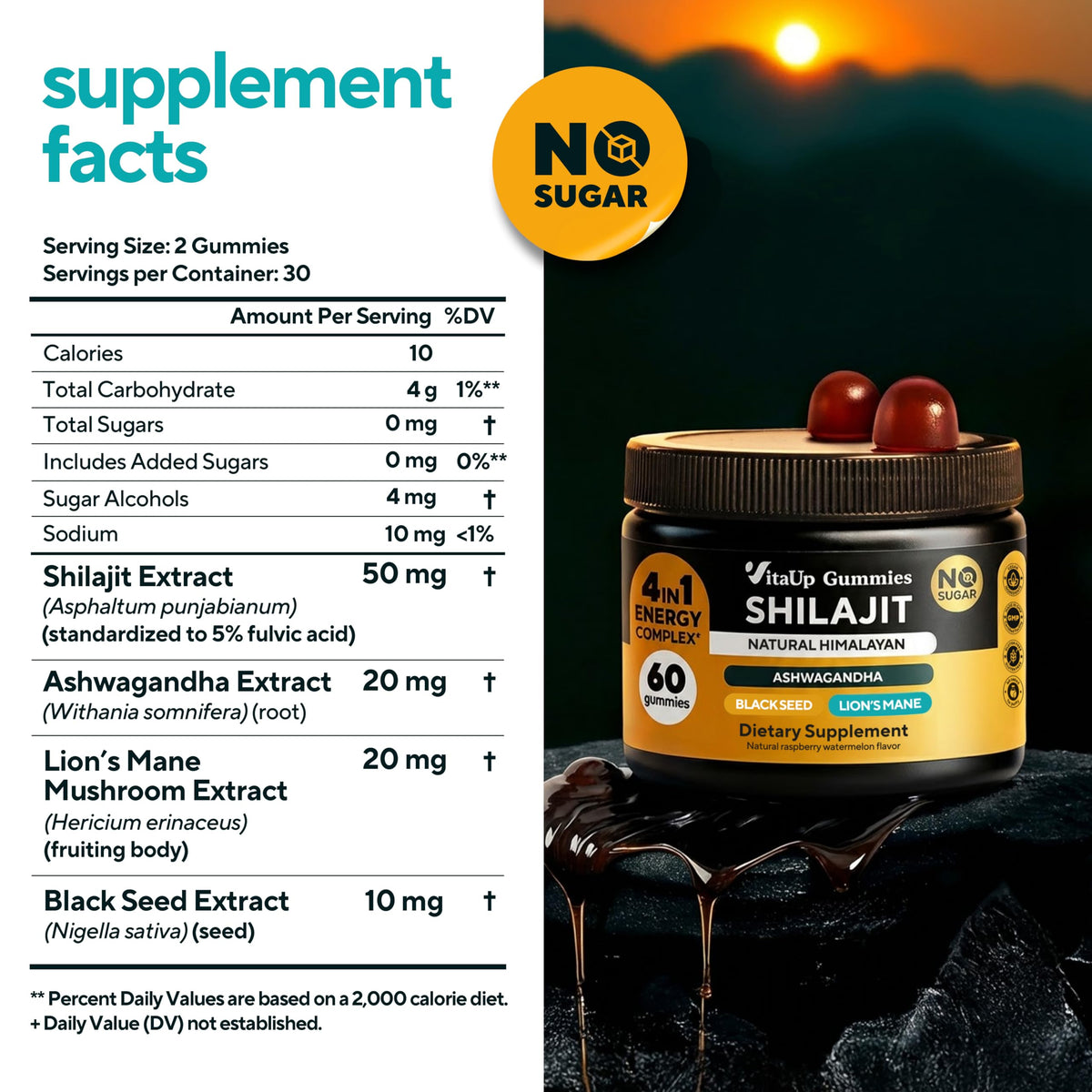 Premium imported fulvic acid immune support supplements for men and women
