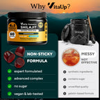 Himalayan adaptogen mineral gummies layout illustrating modern healthy aging solutions