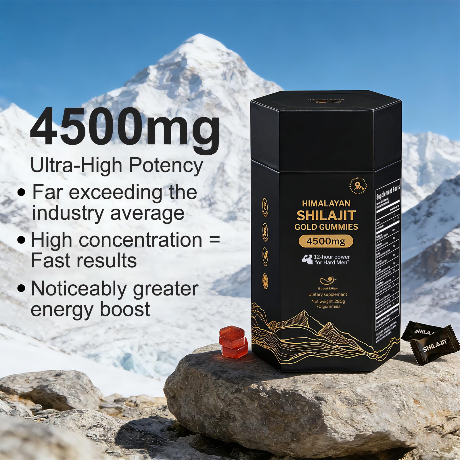 5Loaf2Fish 11 ingredient formula label detailing 4500mg extract blend
