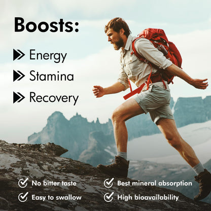 The Monk gold grade plus shilajit capsules showcasing 85 plus trace minerals formulation.
