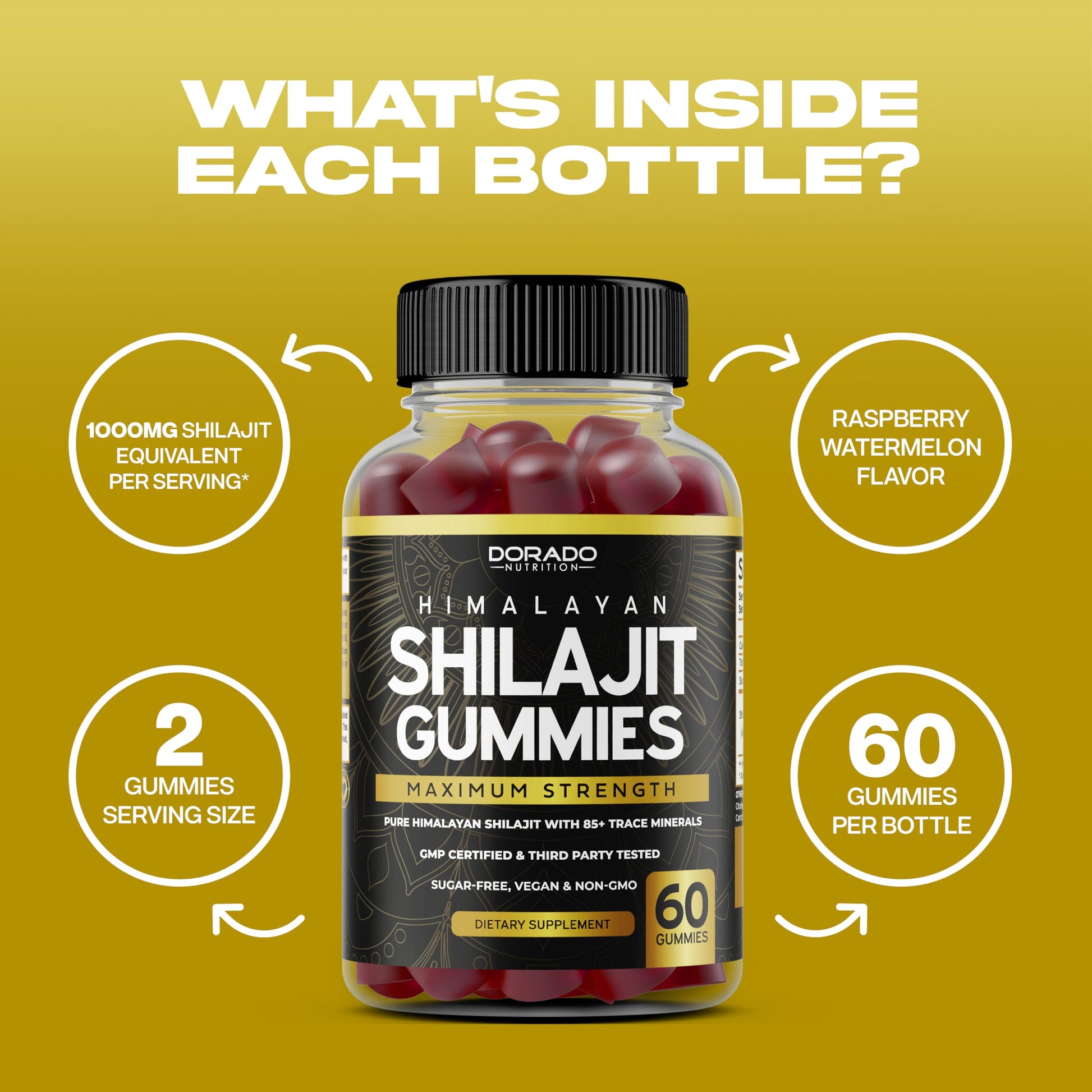 Authentic Dorado Nutrition USA imported vegan shilajit supplement for daily immunity