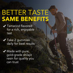 O Nature Ziran Shilajit 3000 milligram dietary supplement nutritional facts label