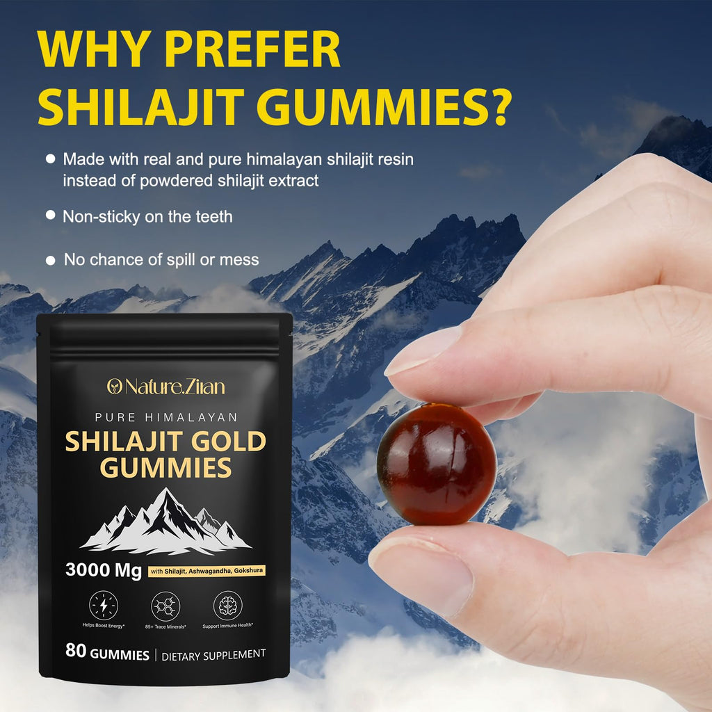 Authentic Himalayan shilajit vegan capsules for stamina and energy support