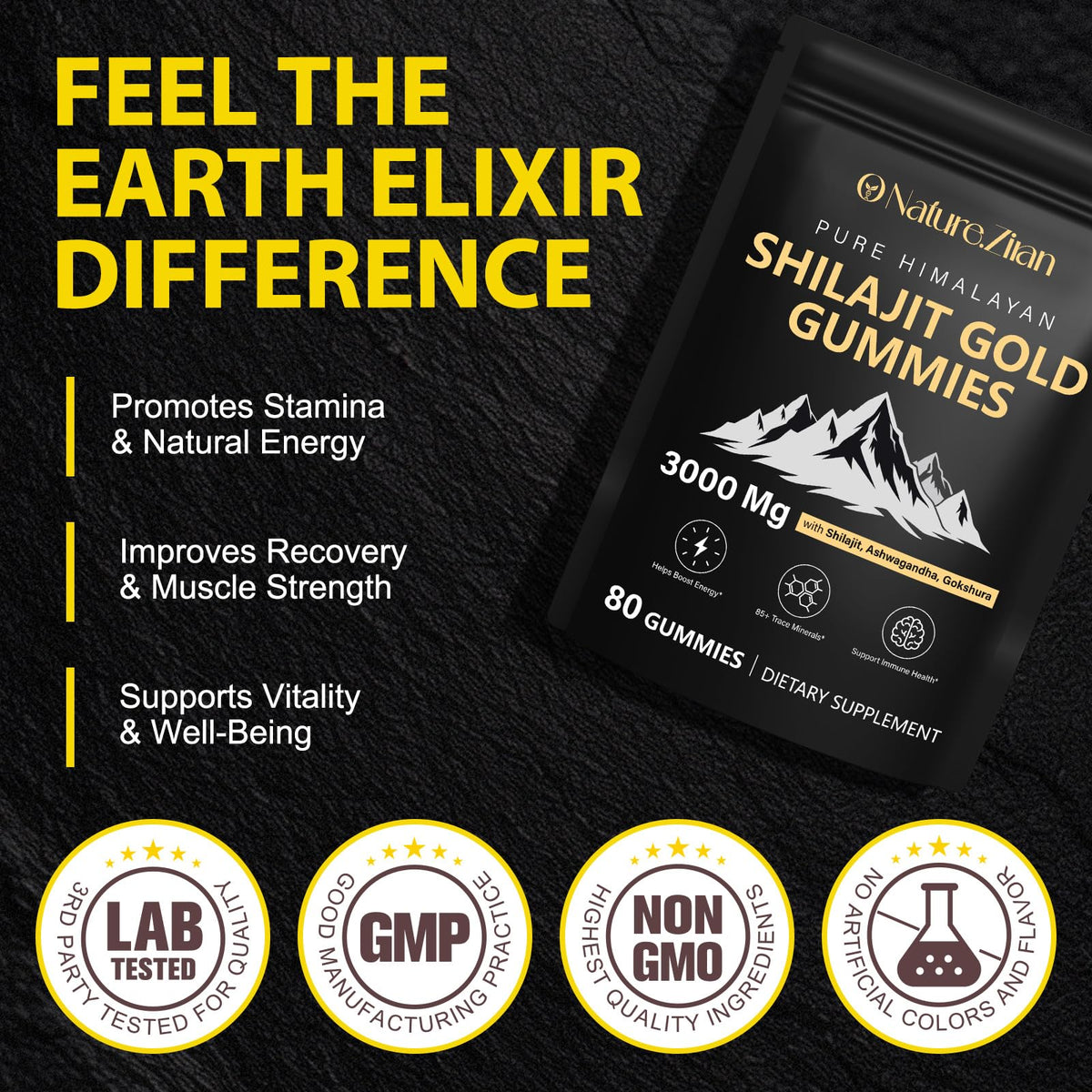 Healthcare2026 shilajit gold ashwagandha and gokshura capsule size demonstration
