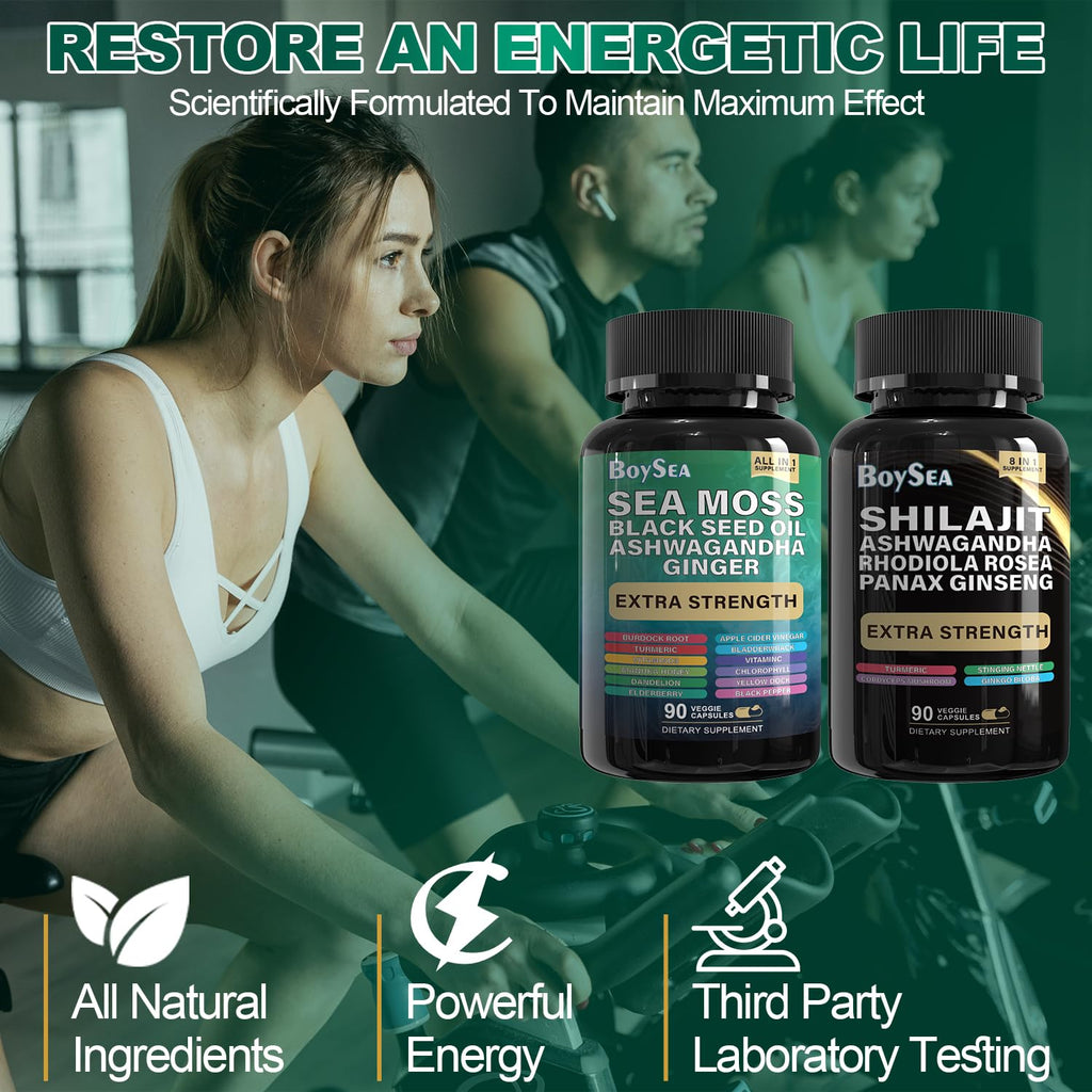 Gujisa Boysea vegetarian health supplement capsules for vitality and holistic wellness support