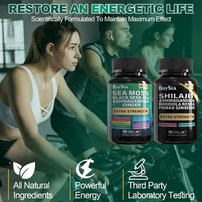 Gujisa Boysea vegetarian health supplement capsules for vitality and holistic wellness support
