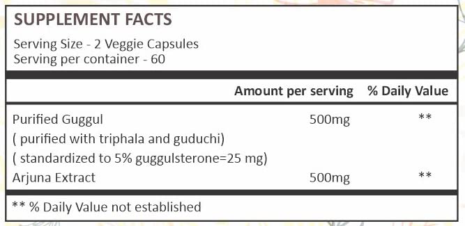 Ayurforest Ayurvedic Guggul supplement bottle 120 count