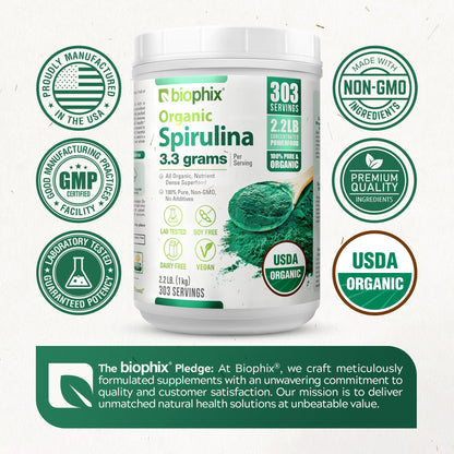 Biophix immunity booster green algae superfood imported wellness product display