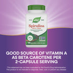 Authentic imported USA packaging of Nature's Way plant-based spirulina dietary supplement