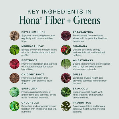 Hona fifteen servings antioxidant superfood drink mix for optimal daily gut performance