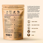 Numami heavy metal detox powder showing organic spirulina and dulse blend