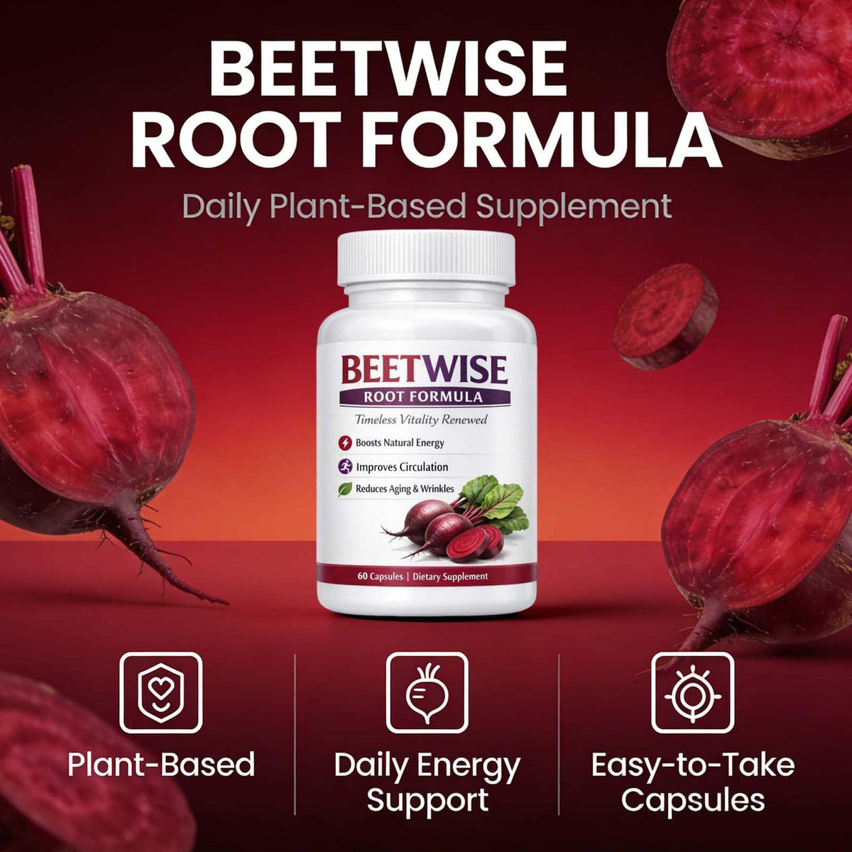 Premium USA imported health supplement for nitric oxide boost.