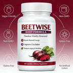 Tufonra beetroot supplement packaging details and circulation benefits.