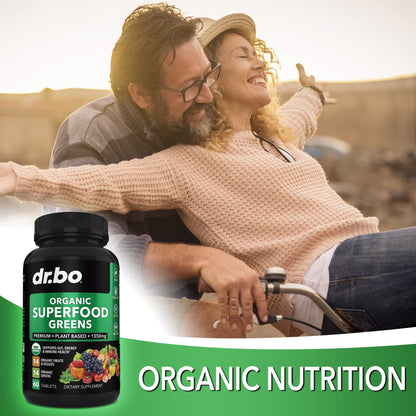 Dr. Bo antioxidant rich spinach cabbage and spirulina daily tablets