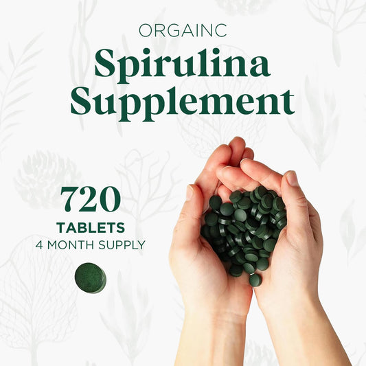 Probase Nutrition green algae superfood supplement packaging showing USDA organic and vegan certifications.