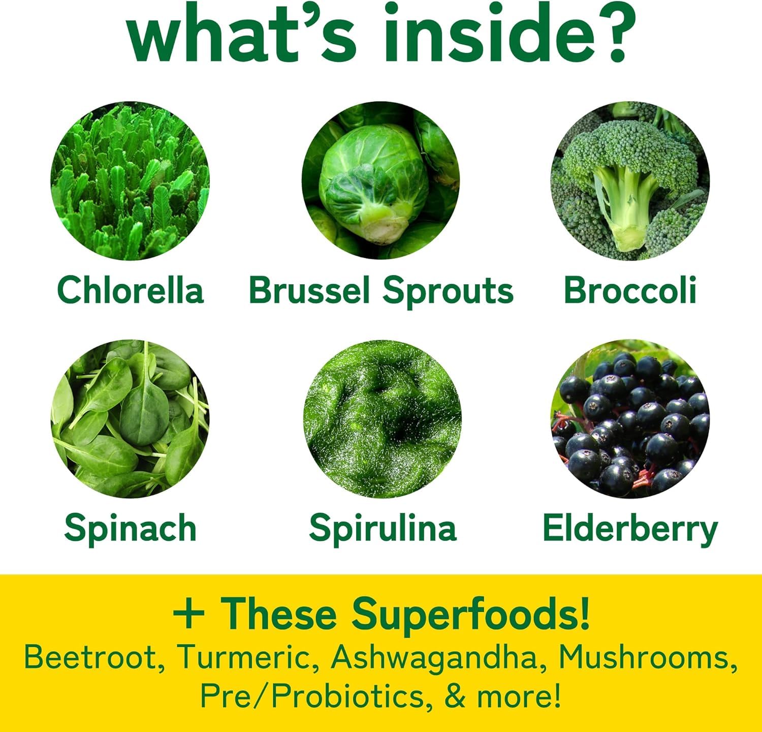 Kwala Nutrition superfood chewable vitamins containing moringa, spirulina, and chlorella.