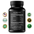 Organic Spirulina Powder 3000 mg supplement label nutritional facts