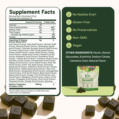 Lifestyle view of Jaje Health daily superfood supplement bottle for adult health.