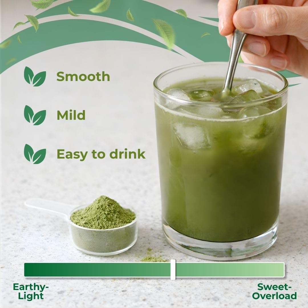 Vital Nutritive plant-based supplement scoop with green superfood powder