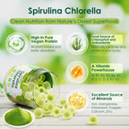 Nextdia vegan protein spirulina chlorella liquid filled chewable gummies
