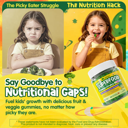 LiliCare children immunity support supplement nutritional facts label displaying vitamins and probiotics.