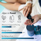 Single ingredient organic green spirulina tablets for fitness and athletic focus